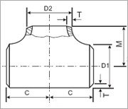 Butt Welded Tee