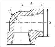 Threaded Elbow