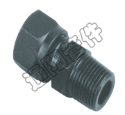 Ferrule sets of cone-through tube threaded